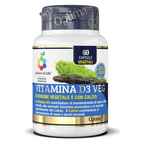 COLOURS LIFE VITAMINA D3 60CAPSULE