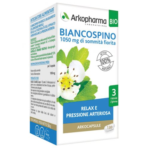 ARKOCAPSULE BIANCOSPINO BIO 130CAPSULE