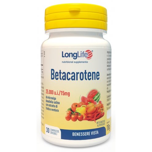 LONGLIFE BETACAROTENE 30COMPRESSE