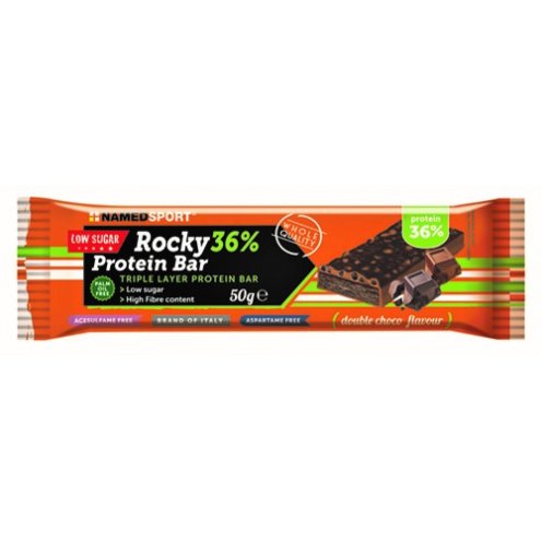 ROCKY 36% PROTEIN BAR DOUBLE CHOCO BARRETTA 50 G