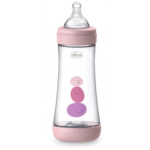 Chicco Perfect 5 Biberon 300 ml Rosa - Flusso VELOCE