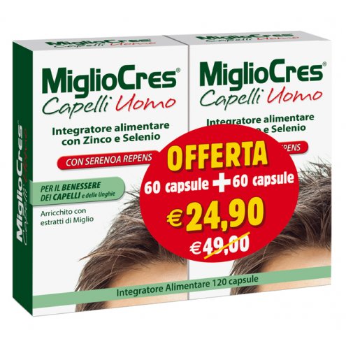 MIGLIOCRES CAP U 60CAPSULE+60CAPSULE