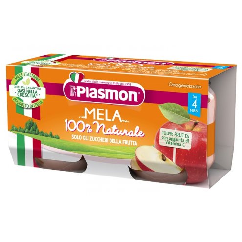 PLASMON*OMO MELA 2X80G