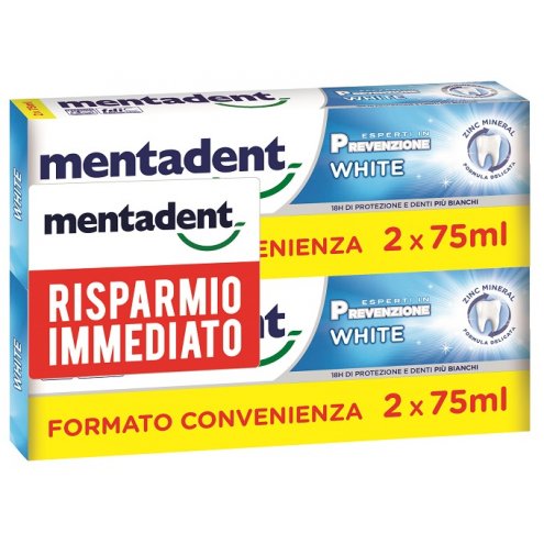 MENTADENT P WH BIT*2X75ML