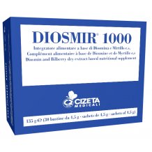DIOSMIR 1000 integratore alimentare di mirtillo e diosmina  30 BUSTE