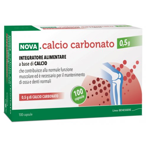 CALCIO CARBONATO 0,5G 100CAPSULE