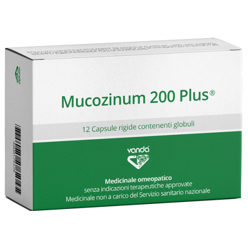 MUCOZINUM 200PLUS 12 CAPSULE GLOB