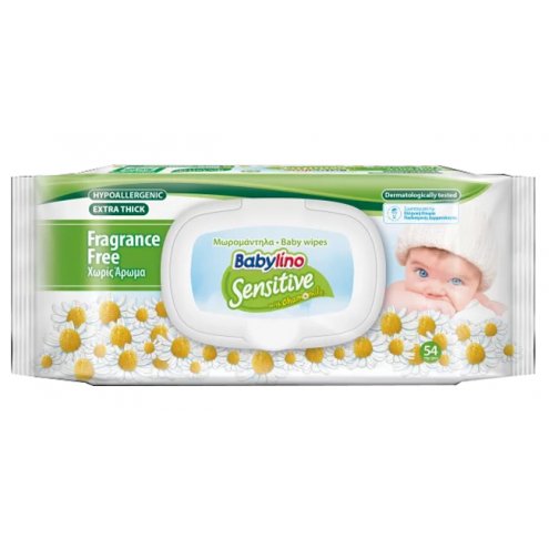 BABYLINO SENSITIVE BABY WIPES SENZA FRAGRANZA 54 PEZZI