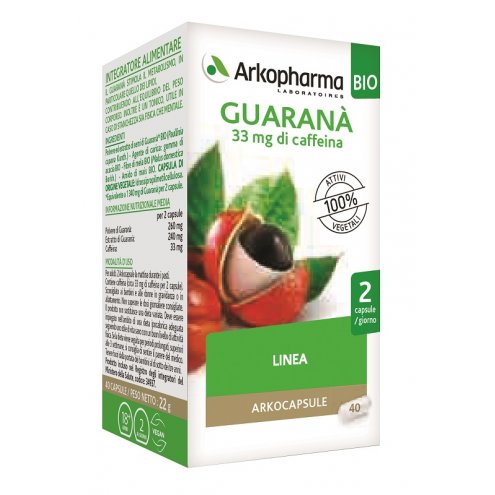 ARKOCAPSULE GUARANA' BIO 40CAPSULE