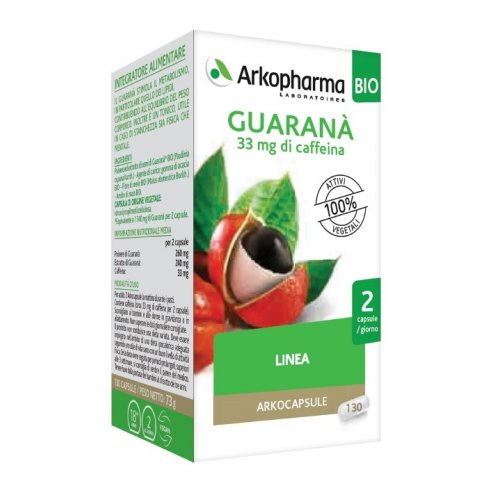 ARKOCAPSULE GUARANA' BIO 130CAPSULE