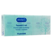 ALVITA FAZZOLETTI CARTA 6X10PZ