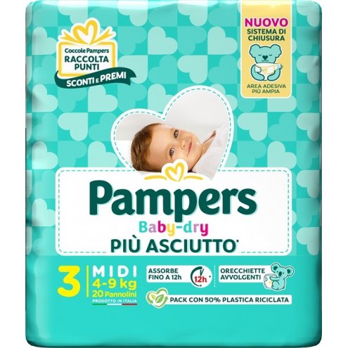 PAMPERS BD DOWNCOUNT MIDI 20PZ