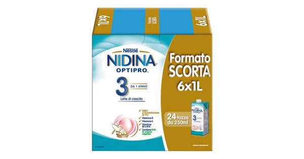 Nestlé Nidina Optipro 3 Latte di crescita in formato liquido