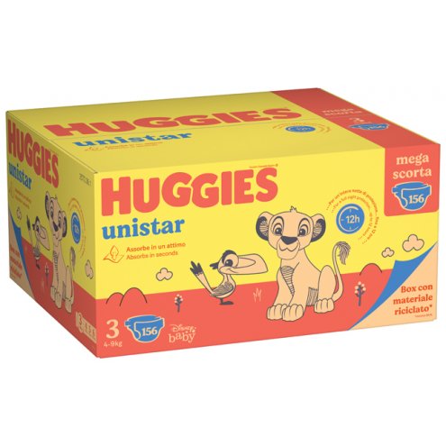 HUGGIES UNISTAR MEGA 3 156PZ