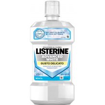 Listerine Advanced White Collutorio Sbiancante Gusto Delicato Zero Alcol 2x500 ml