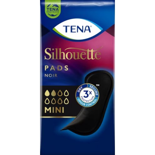 TENA SILHOUETTE NOIR MINI 18PZ