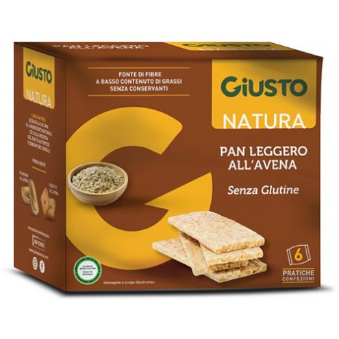 GIUSTO S/G PAN LEG AVENA 6X25G