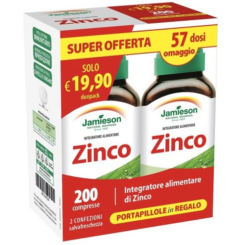 JAMIESON DUOPACK ZINCO 200CPR