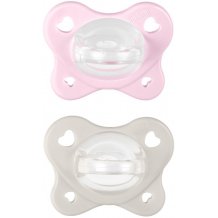 CHICCO DUAL SOFT SUCCHIETTO ROSA 2-6 MESI 2 PEZZI