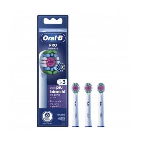 ORALB PW REFILL 3D WHITE 3PZ