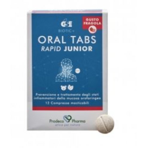 GSE ORAL TABS RAPID JUNIOR FRAGOLA 12 COMPRESSE