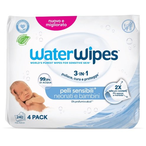 WATERWIPES BIO 4 X 60 PEZZI