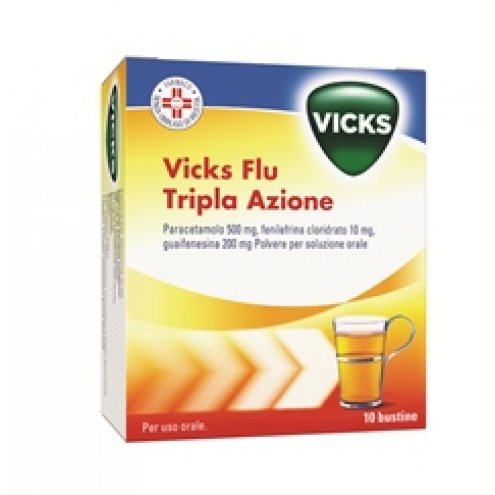 VICKS FLU TRIPLA A*OS POLV10BS