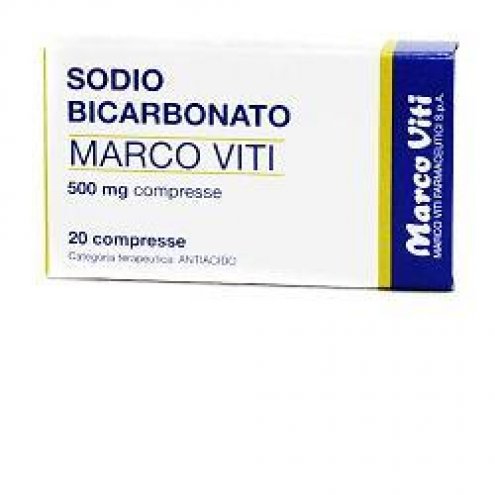 SODIO BICARB. M.VI*20COMPRESSE 500MG