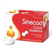 SINECOD TOSSE SED*18PAST 5MG