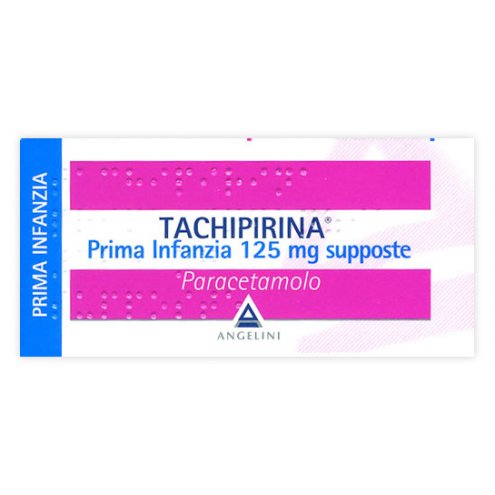 TACHIPIRINA prima infanzia - 10 SUPPOSTE 125MG