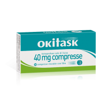 OKITASK*10COMPRESSE RIV 40MG