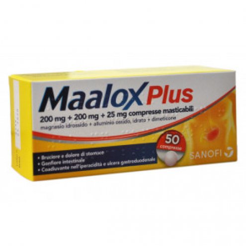 MAALOX PLUS*50COMPRESSE MAST