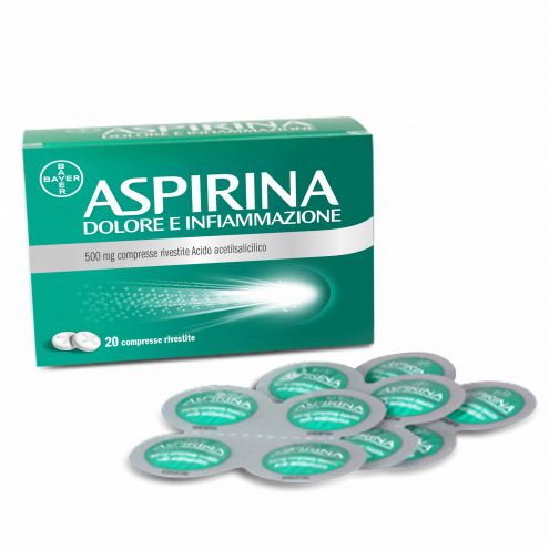 ASPIRINA DOLORE INFIAMMAZIONE 20 COMPRESSE 500MG
