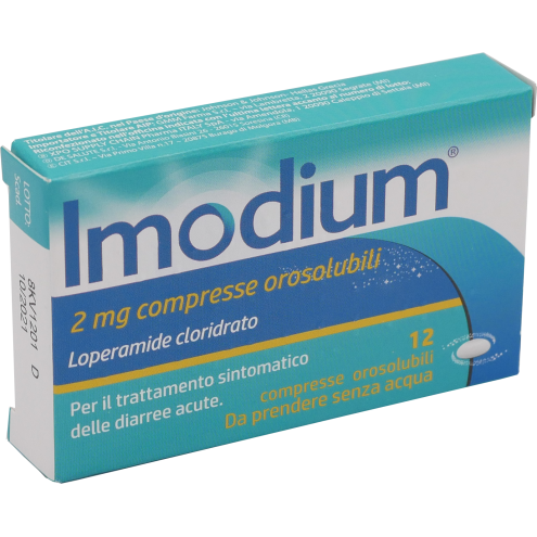 IMODIUM*12 Compresse orosolubili 2 mg