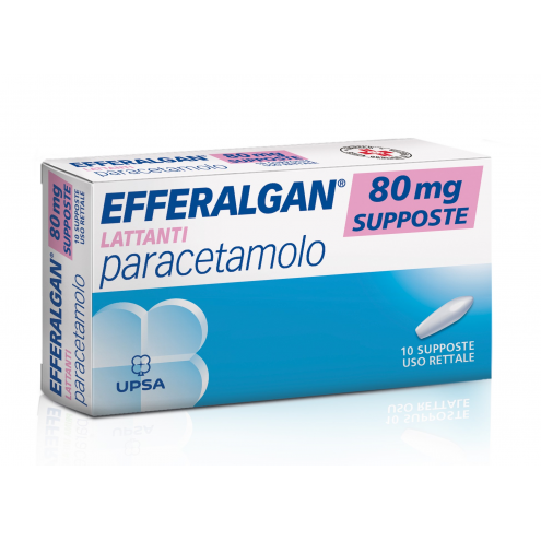 EFFERALGAN 80*LATT 10SUP 80MG