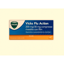VICKS FLU ACTION*12COMPRESSE200+30MG