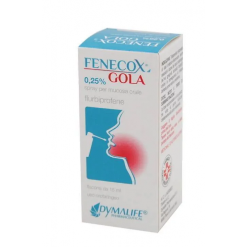 FENECOX GOLA*spray mucosa orale 15 ml 0,25%