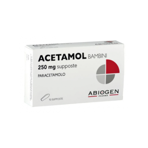 ACETAMOL*10 PRIMESUP. 250 MG