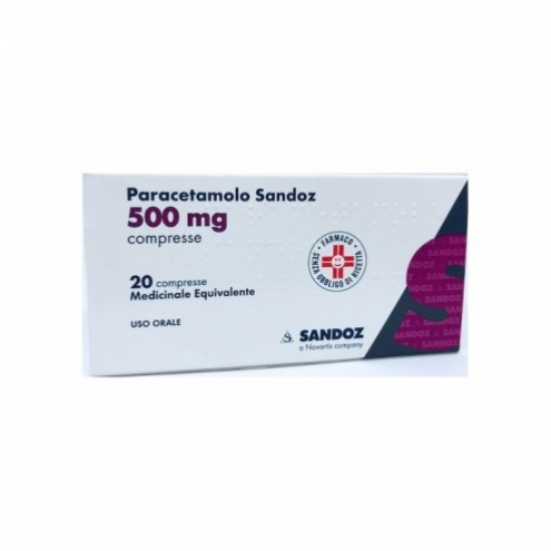 PARACETAMOLO SAND*20COMPRESSE 500MG